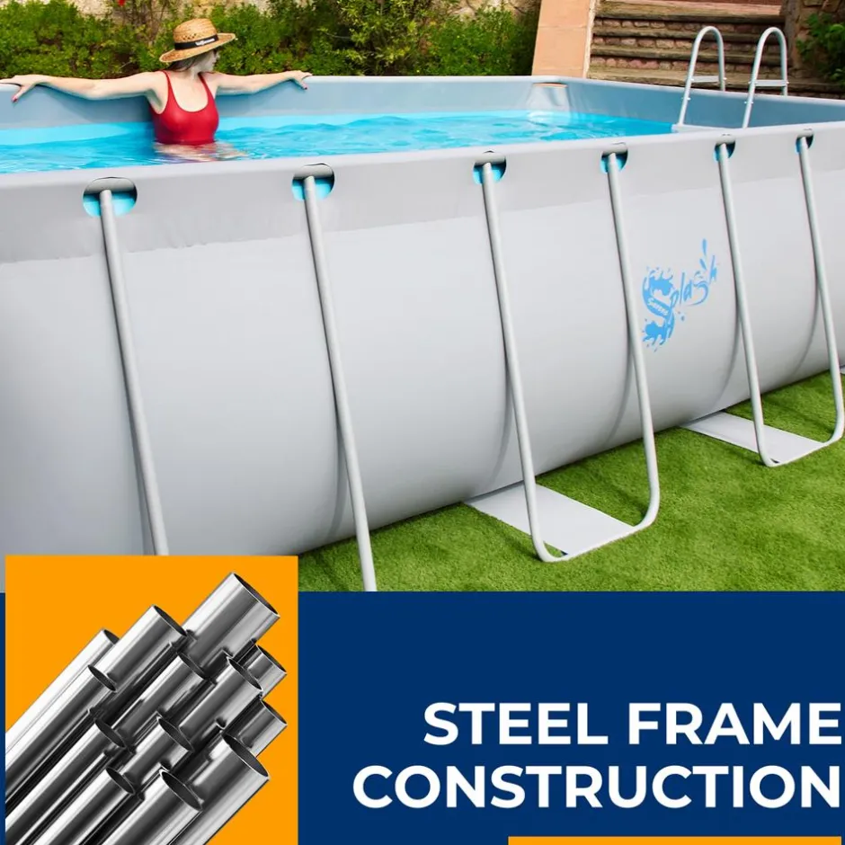 Metal Frame Pool Set<SereneLife Sale