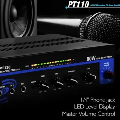 Microphone Pa Mono Amplifier<Pyle Sale