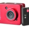 Mini HD Camera 1080P Video 12MP Touch Screen Waterproof Red<Pyle Sale