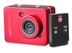 Mini HD Camera 1080P Video 12MP Touch Screen Waterproof Red<Pyle Sale