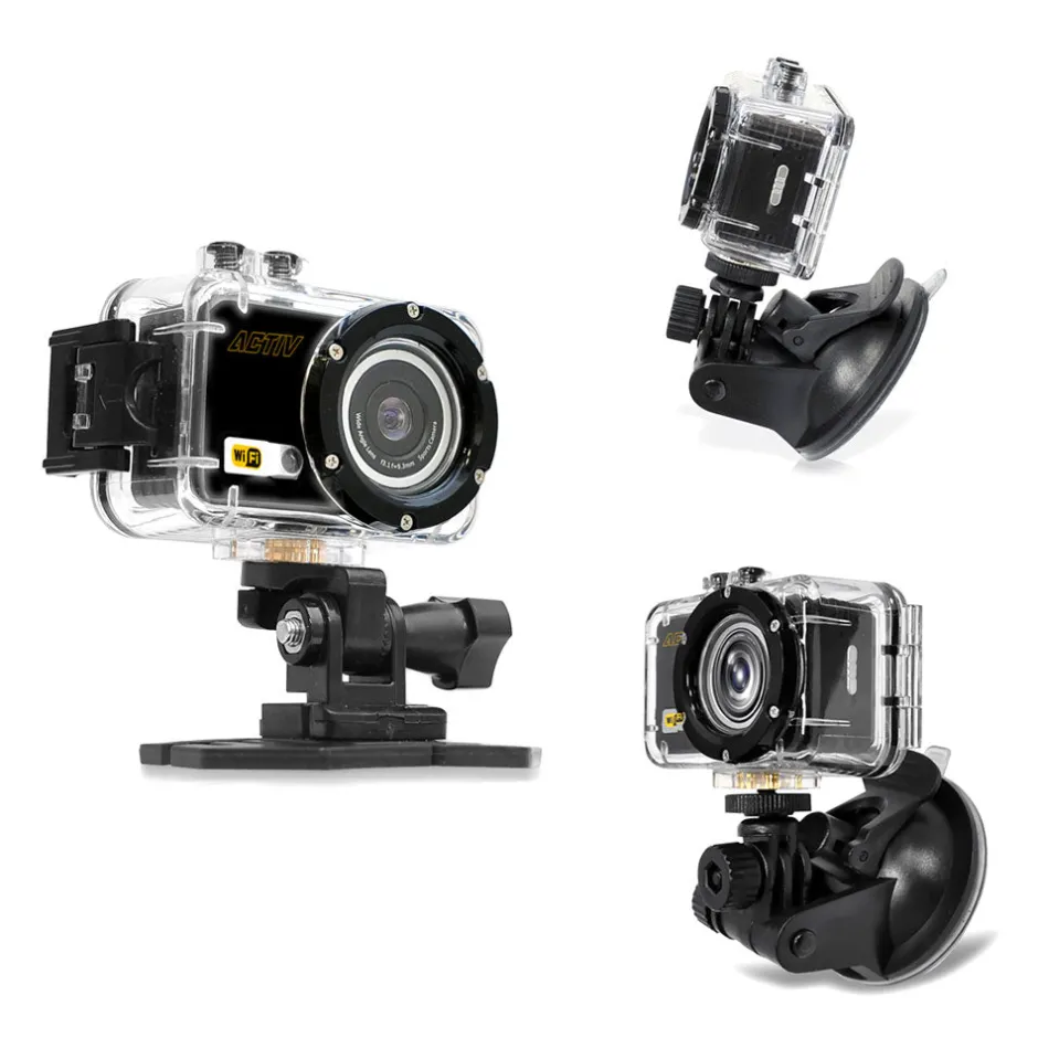 Mini HD Camera Wi-Fi Waterproof 1080p Video Gray<Pyle Online