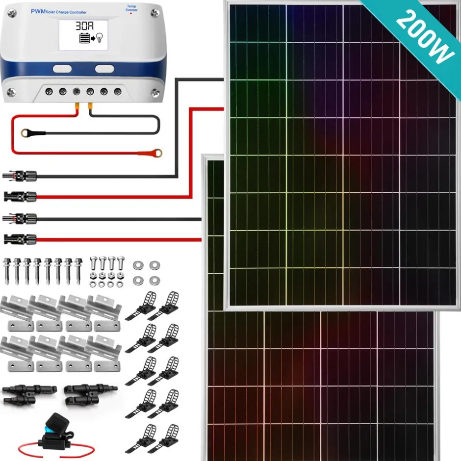 Mono Solar Panel Starter Kit<SereneLife Discount