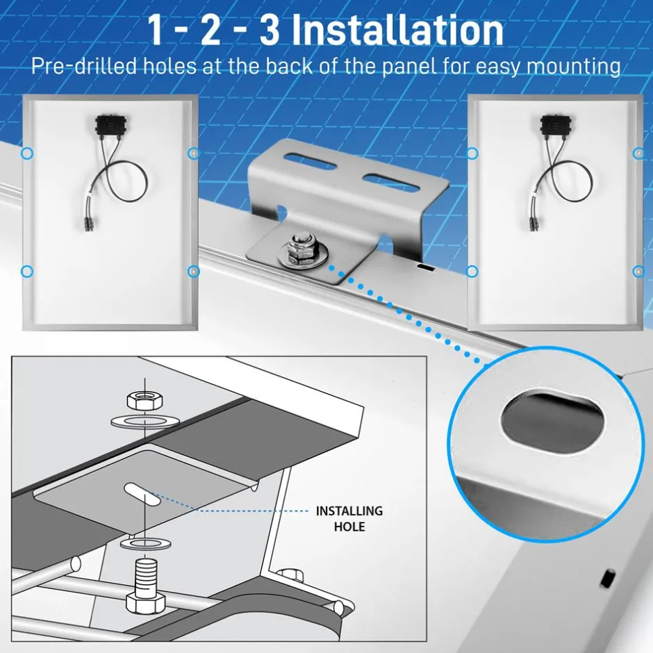 Mono Solar Panel Starter Kit<SereneLife Discount