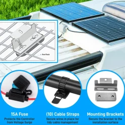 Mono Solar Panel Starter Kit<SereneLife Discount