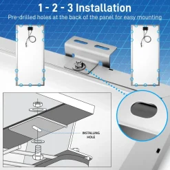 Mono Solar Panel Starter Kit<SereneLife Hot