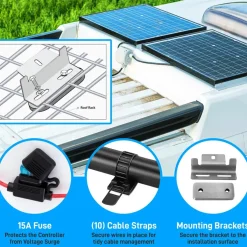 Mono Solar Panel Starter Kit<SereneLife Hot
