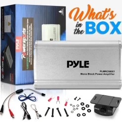 Mono-Block Weather Resistant Audio Ampli<Pyle New