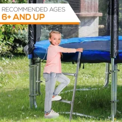 Outdoor Trampoline Safety Ladder, Weather Resistant Steel, 2-Step<SereneLife Hot