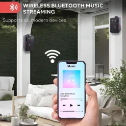 Outdoor Waterproof Bluetooth Speakers - 200W 3-Way System, Weatherproof<Pyle Hot
