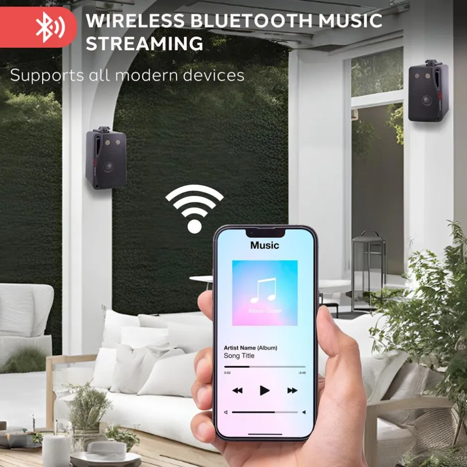 Outdoor Waterproof Bluetooth Speakers - 200W 3-Way System, Weatherproof<Pyle Hot
