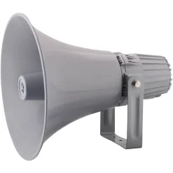 PA Horn Speaker 60W Loud Sound Aluminum Housing Grey<Pyle Outlet