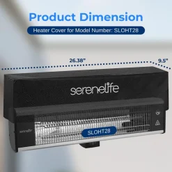 Patio Heater Cover - Tearproof Waterproof Heavy-Duty Design<SereneLife Online