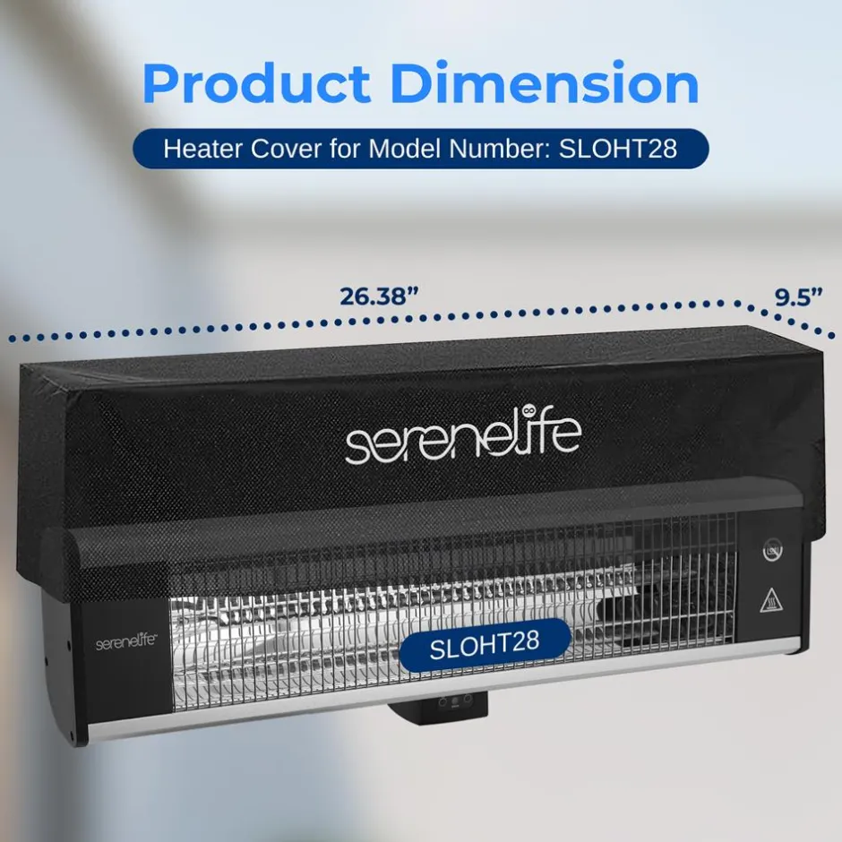 Patio Heater Cover - Tearproof Waterproof Heavy-Duty Design<SereneLife Online