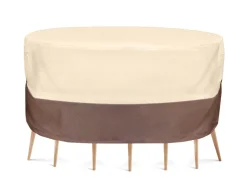 Patio Table Chair Cover, Weatherproof, Heavy Duty Polyester, 60" Dia.<Pyle Best