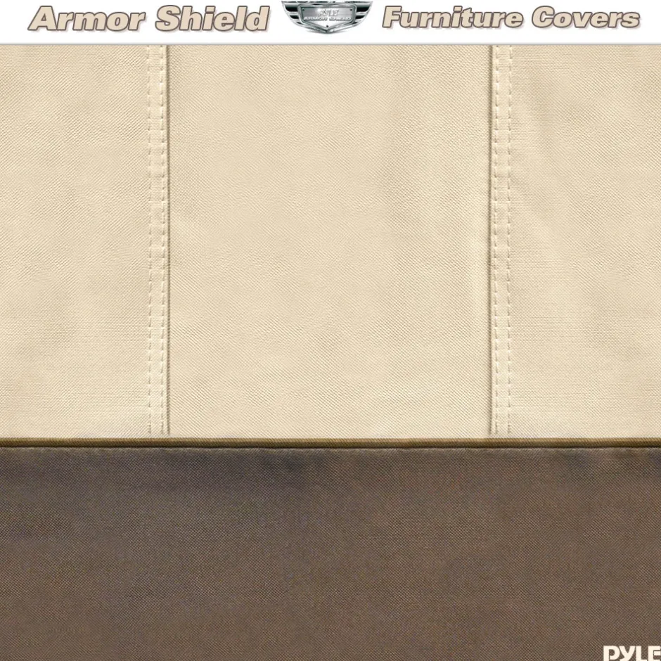 Patio Table Chair Cover, Weatherproof Polyester, Fits 70" Round Set<Pyle Sale