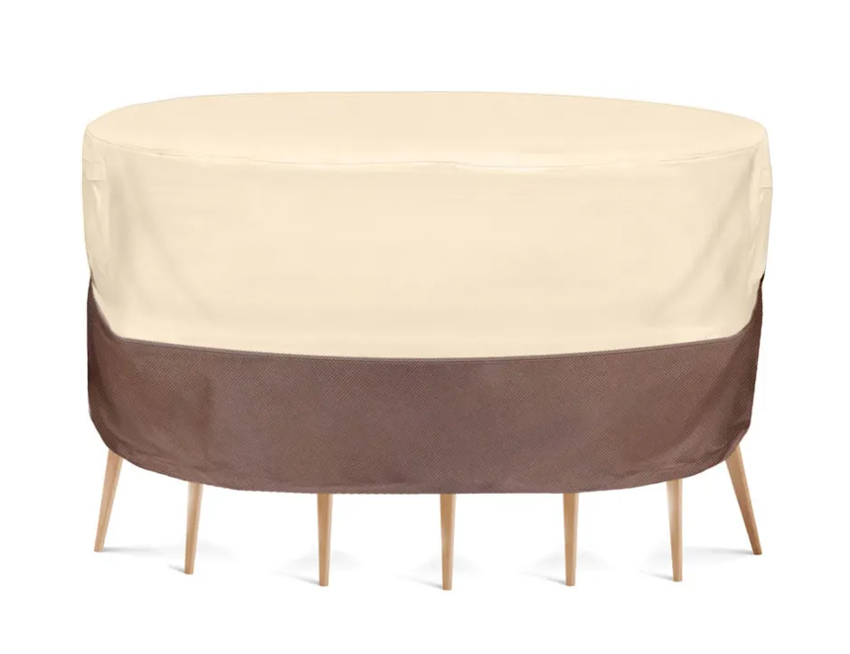 Patio Table Chair Cover, Weatherproof Polyester, Fits 60" Round Set<Pyle Outlet