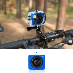 Personal Camera 1080p HD Video Wi-Fi Waterproof Case Blue<Pyle Discount