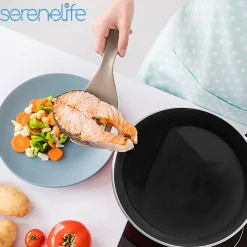 6-Piece Nonstick Cookware Set - Even Heat, Durable Coating, Gold<SereneLife Clearance