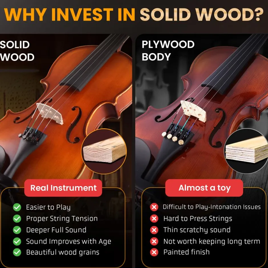 Plywood Violin<Pyle Best