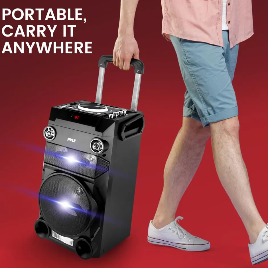 Portable Bluetooth Karaoke Speaker Radio<Pyle Hot