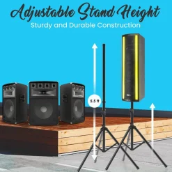 Portable Bluetooth PA Speaker System, 2000W, RGB Lights, Tripod Stand<Pyle Discount