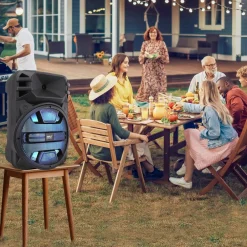 Portable Bluetooth PA Speaker 800W Rechargeable LED Lights<Pyle Sale