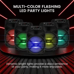 Portable Bluetooth PA Speaker 300W Rechargeable 8