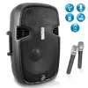 Portable Bluetooth PA Speaker, 1000W, Rechargeable, 12" Subwoofer, 2 Mics<Pyle New