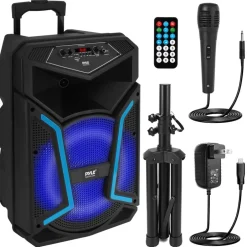Portable Bluetooth Pa Speaker System Kit<Pyle Outlet
