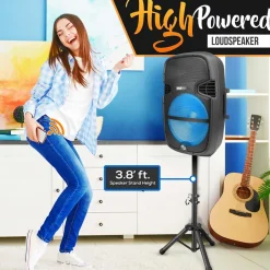 Portable Bluetooth PA Speaker 1000W, 15