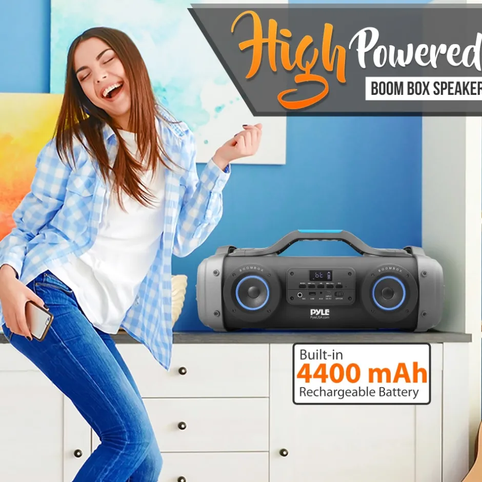 Portable Bluetooth Speaker Radio System<Pyle Hot