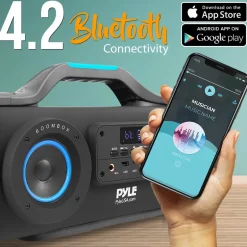 Portable Bluetooth Speaker Radio System<Pyle Hot
