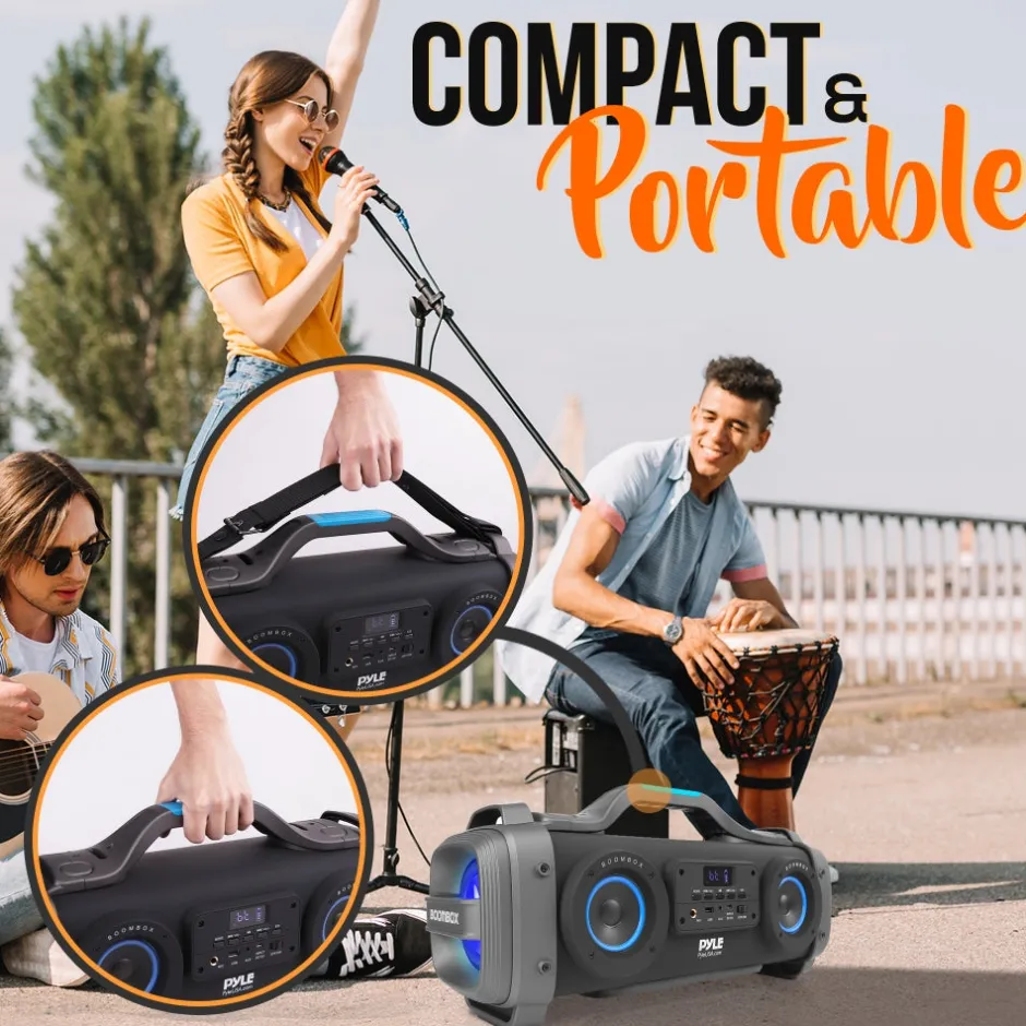 Portable Bluetooth Speaker Radio System<Pyle Hot