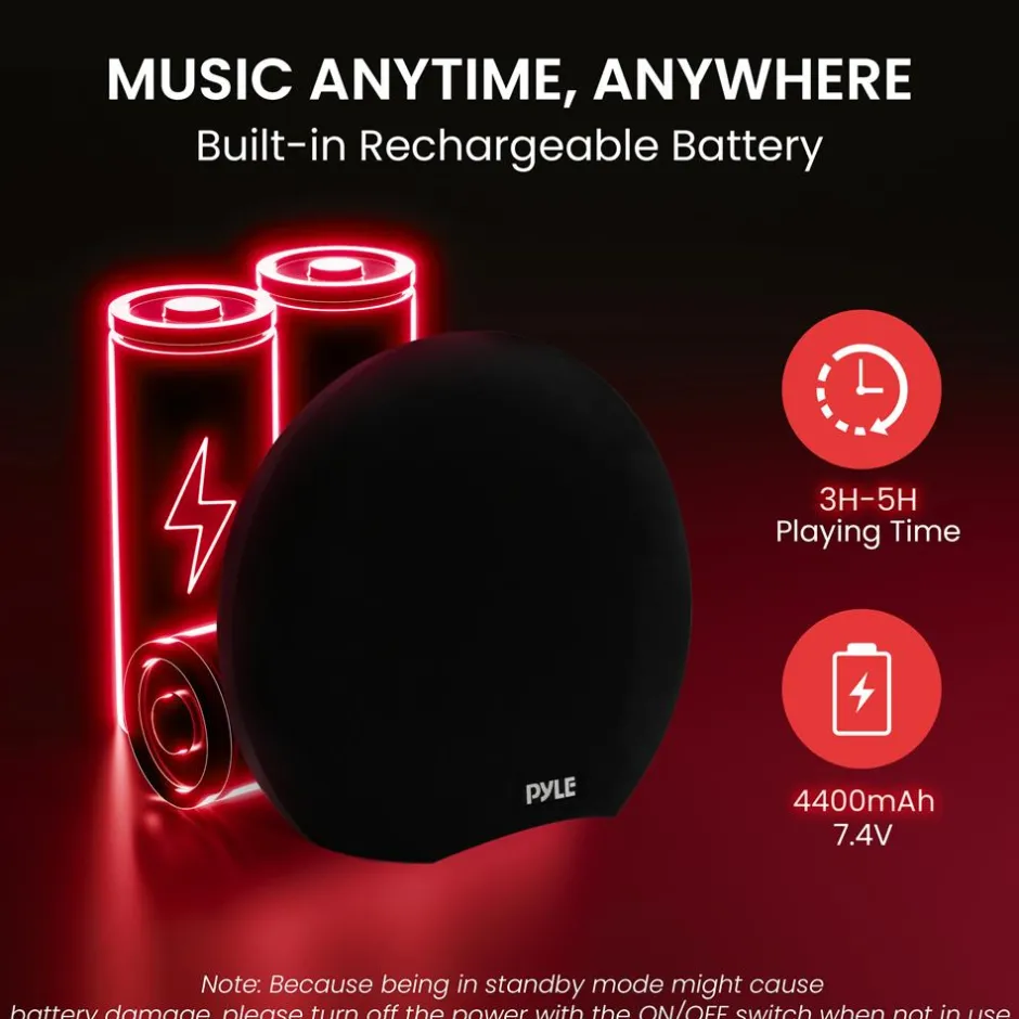 Portable Bluetooth Speaker, Waterproof, 280W, Rechargeable, Mic Included<Pyle Discount