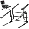 Portable Dual Laptop Stand - Ergonomic Adjustable Steel Design<Pyle Clearance