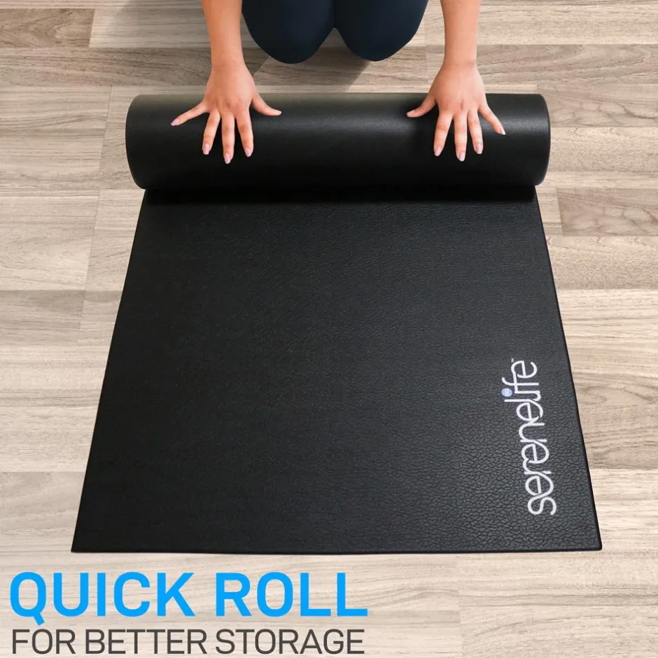 Portable Exercise Mat - Shock Absorption - Non-Slip PVC Foam - 30"x60"<SereneLife Online