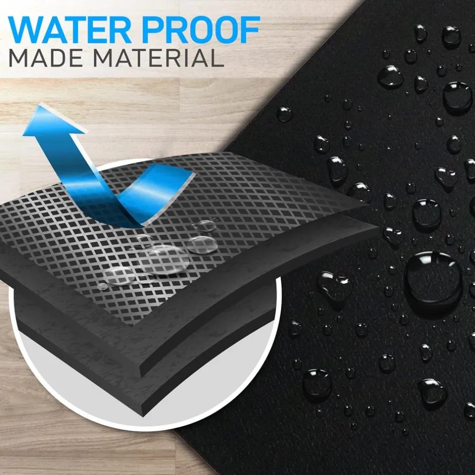 Portable Exercise Mat - Shock Absorption - Non-Slip PVC Foam - 30"x60"<SereneLife Online