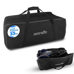 Portable Golf Duffel Bag - Water-Resistant Nylon, Extra Large Storage<SereneLife Sale