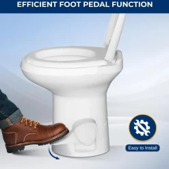 Portable Gravity Flush Toilet<SereneLife Outlet
