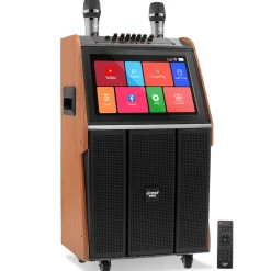 Portable Karaoke Machine, HD Screen, Dual Wireless Mics, Easy Transport<Pyle Discount