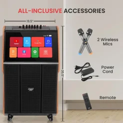 Portable Karaoke Machine, 18.5