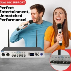 Portable Karaoke Microphone Mixer System<Pyle Discount