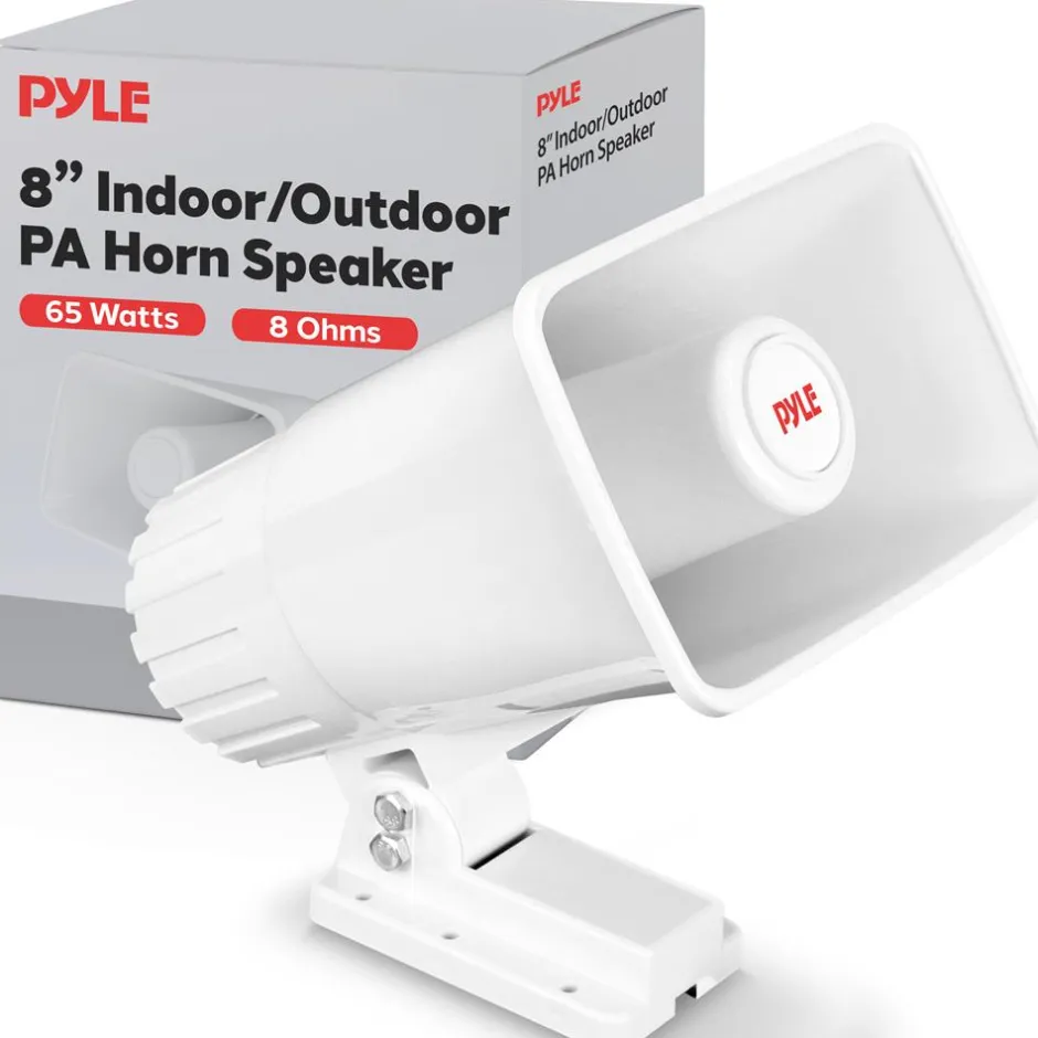 Portable PA Horn Speaker, Clear Sound, 65W, Adjustable Bracket<Pyle Sale