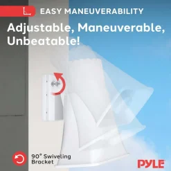 Portable PA Horn Speaker, Clear Sound, 65W, Adjustable Bracket<Pyle Sale