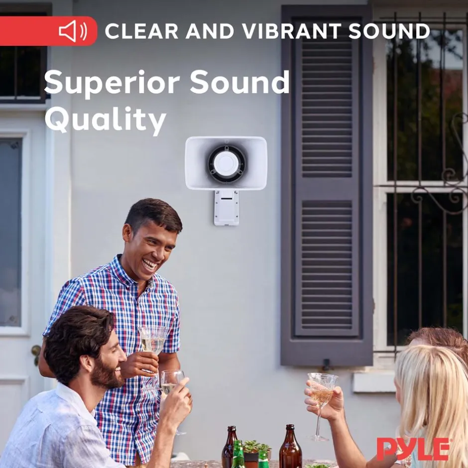 Portable PA Horn Speaker, Clear Sound, 65W, Adjustable Bracket<Pyle Sale