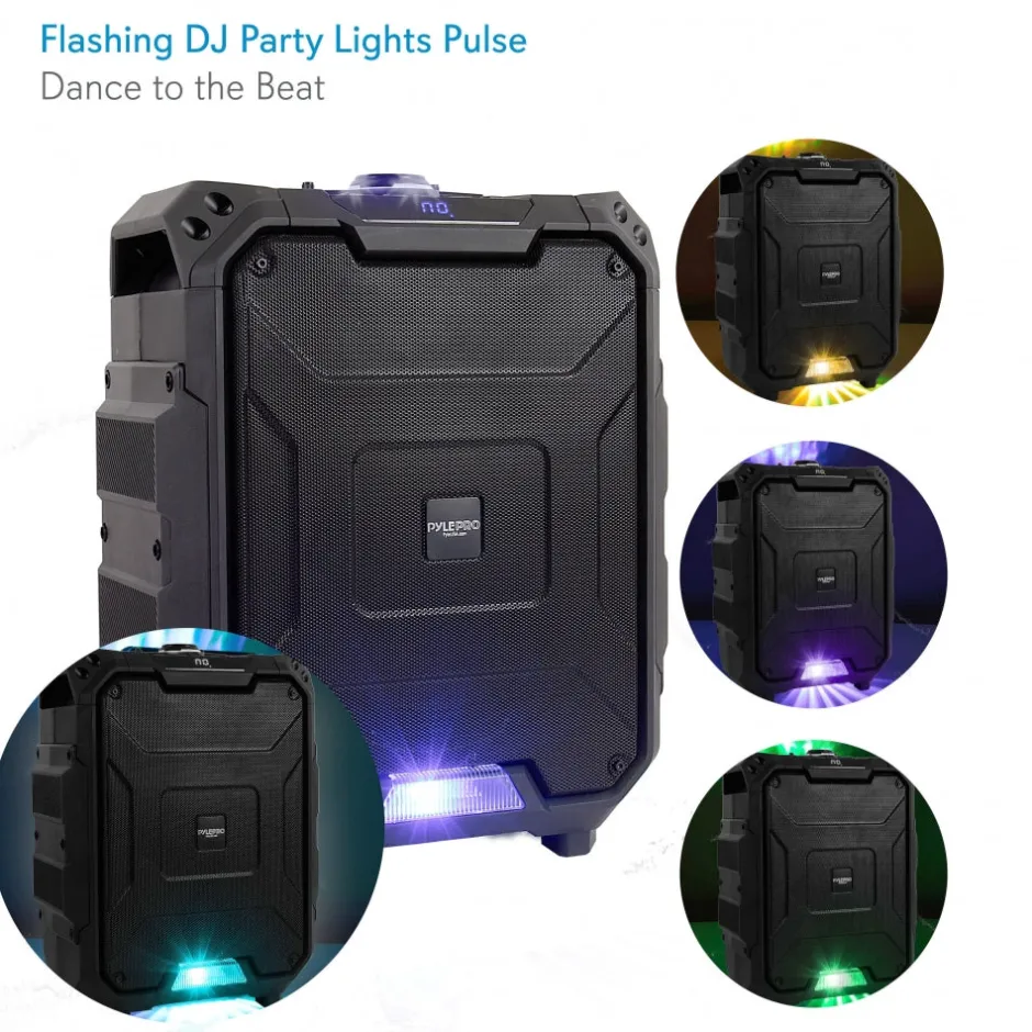 Portable Pa Speaker & Microphone System<Pyle