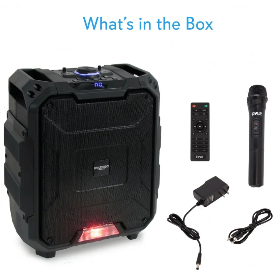 Portable Pa Speaker & Microphone System<Pyle