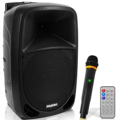 Portable Pa Speaker & Microphone System<Pyle New