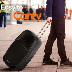 Portable Pa Speaker & Microphone System<Pyle New