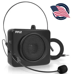 Portable PA Speaker System, Voice Amplifier, Rechargeable, USB/MP3 Playback<Pyle Online